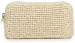 Stoney Clover Lane Women's Small Pouch, Natural, Tan, One Size