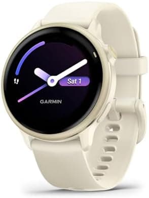 Garmin vívoactive® 6, Health and Fitness GPS Smartwatch, AMOLED Display, Up to 11 Days of Battery, Lunar Gold with Bone Band