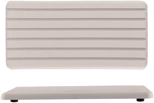 NiuYichee 2 PCS Water Absorbent diatomite Coasters, 8.3" x 4" Water Absorbing Stone Tray for Sink, Stone Drying mat for Kitchen Counter, Stone soap Tray Used for Hand Soaps & toiletries & Plants