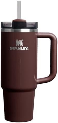 STANLEY Quencher H2.0 Tumbler with Handle and Straw 30 oz | Flowstate 3-Position Lid | Cup Holder Compatible for Travel | Insulated Stainless Steel Cup | BPA-Free | Mahogany Gloss