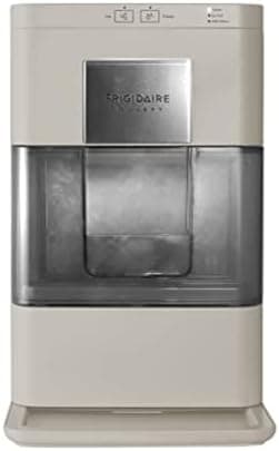 Frigidaire Nugget Ice Maker, Countertop Ice Machine with Transparent Window, Sonic Ice Maker with 44 lbs. Capacity, Auto Self Cleaning Ice Maker Machine, 2.0 Gen, Cream - 16.75D x 11.75W x 20.25H