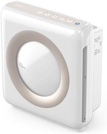 Coway Airmega AP-1512HH(W) True HEPA Purifier with Air Quality Monitoring, Auto, Timer, Filter Indicator, and Eco Mode, 16.8 x 18.3 x 9.7, White