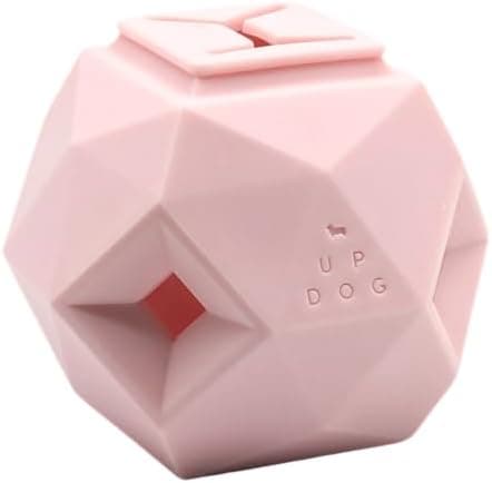 Treat Dispensing Balls for Medium Dogs and Cat Treat Dispenser Toy Interactive for Self-Play Improves Oral Hygiene, Mental Simulation, and Bordem Buster, Simple and Effective Food Toy (3.6 x 3.6 in)