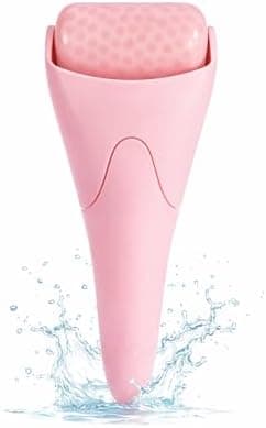 huefull Ice Roller for Face, Skin Care Set ，Spa Gifts for Women,Skin Care Wrinkle Remover for Face Massager Roller & Self Care Gifts for Woman (Pink)