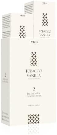 Vilicci Tobacco Vanilla Car Fragrance (pack of 2) – Premium Auto Perfume & Car Air Freshener | Sophisticated & Timeless Scent | Long-Lasting (Up to 120 Days) | Odor Eliminating | Vegan, Cruelty-Free