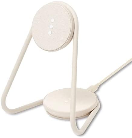 COURANT MAG:2 Wireless Charging Stand - Belgian Linen, 2 in 1 Multi-Device Charger - Magnetic Stand for MagSafe iPhones 16, 15, 14, 13, 12 with Charging Base for AirPod Cases, (Natural)