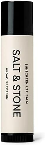 Salt & Stone SPF 30 Lip Balm (1 Pack) Broad Spectrum Lip Protection that Sinks in Effortlessly and is Water Resistant and Reef Safe - Cruelty Free, Gluten Free, Made in USA