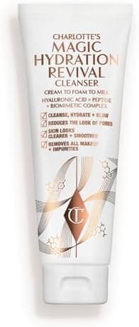 Charlotte Tilbury Magic Hydration Revival Facial Cleanser - Gentle, Foaming Face Wash to Hydrate, Revive & Prime Skin - Helps Reduce the Appearance of Pores While Removing Makeup & Impurities