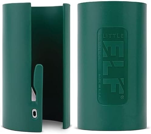 Little ELF Wrapping Paper Cutter (2-Pack) | As seen on Shark Tank | Made in USA | Green | Holiday Gift Wrap Paper Roll Holder and Cutter