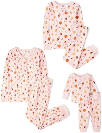 The Children's Place unisex-baby Family Matching, Christmas and Holiday Pajama Sets, Cotton