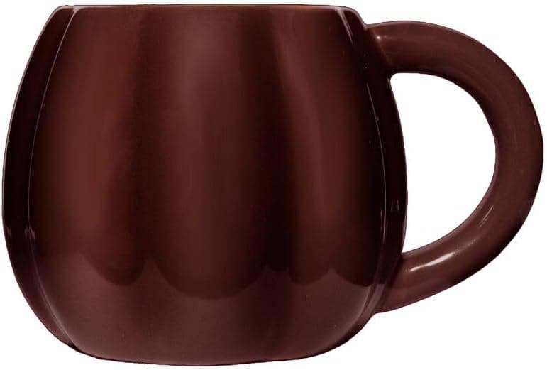 Sweet Water Decor Pumpkin Coffee Mug, 19oz Brown Ceramic Fall Mug, Cozy Autumn Home Decor Drinkware for Coffee, Tea & Cider, Microwave & Dishwasher Safe, Fall Gift for Women & Hostess