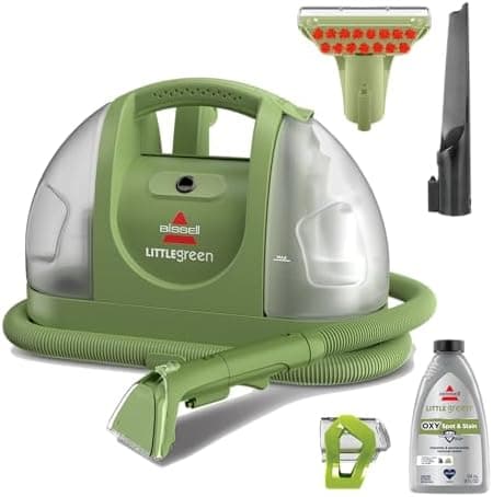 BISSELL Little Green Multi-Purpose Portable Carpet and Upholstery Cleaner, Car and Auto Detailer, with Exclusive Specialty Tools, Green, 1400B