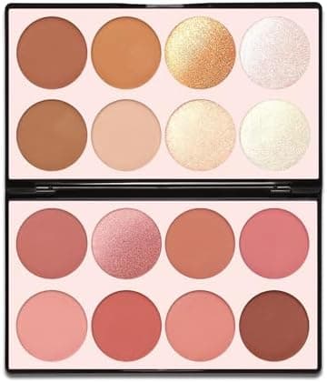 16 Colors Contour Palette Make up - Blush Highlighters Bronzer Powder All in one Makeup Palettes Contour Kit - Face Cosmetics Gifts for Women Beauty for Festivals (SET1)