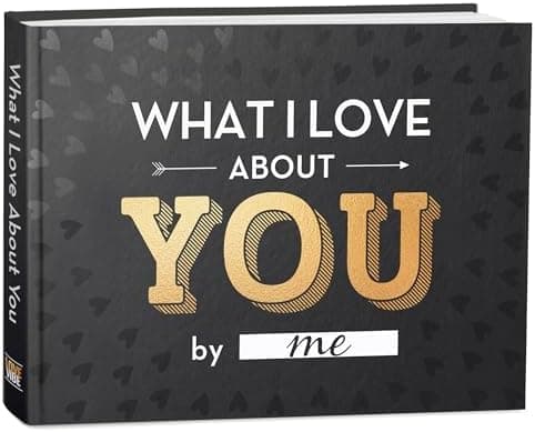 What I Love about You Book - Fill-in-the-Blank Book for Men, Boyfriend, Women, Girlfriend, Husband, Wife, Him, Her - Couples Gifts for Anniversary, Christmas & More - Stocking Stuffer for Men, Women