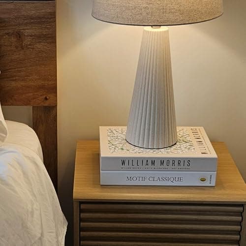 Book Shape Decorative Cable Management Box - Expandable Cable Organizer Box with Magnetic Closure for Home & Office (William Morris, Standard)