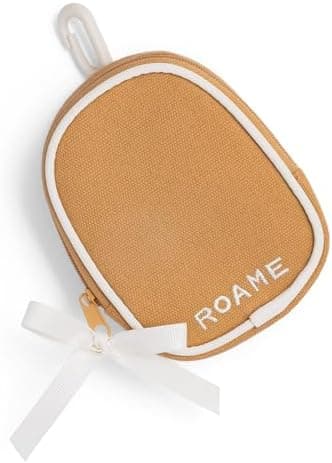 Roame Mini Companion Pouch – Compact Makeup Bag with Clip, Small Cosmetic & Toiletry Organizer for Women – Tiny Organizer Pouch for Everyday Travel Essentials