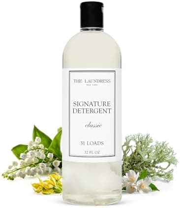 The Laundress Luxury Laundry Detergent, 31 Loads, Scented Signature Classic Fragrance, Concentrated Triple Enzyme Deep Cleaning and Targeted Stain Remover, 96% USDA Biobased Product