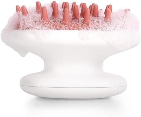 KAMEDIS Scalp Massager Brush - Silicone Gentle Scalp Scrubber, Exfoliator & Hair Dandruff Scrub Away - Use On Shower with Shampoo for Scalp Scrub. Suitable for Men & Women