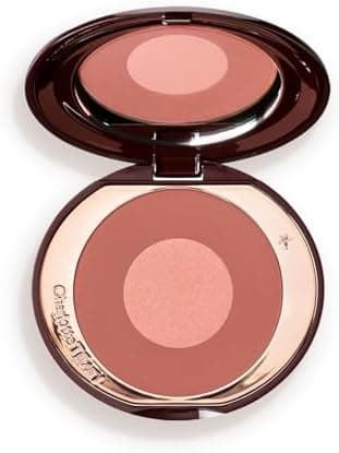 Charlotte Tilbury Cheek to Chic Powder Blush - Two-Tone Cheek Makeup with a Radiant, Luminous Finish - Buildable Color that Smooths, Buffs & Blends for a Light Reflecting Glow