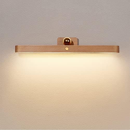 Led Rechargeable Bathroom Light Fixtures Three-Level Dimmable Touch Control Vanity Lights,Magnetic Vanity Light Bar for Bathroom Living Room Bedroom