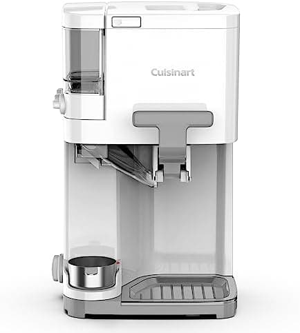 Cuisinart Soft Serve Ice Cream Machine- Mix It In Ice Cream Maker for Frozen Yogurt, Sorbet, Gelato, Drinks 1.5 Quart, White, ICE-48