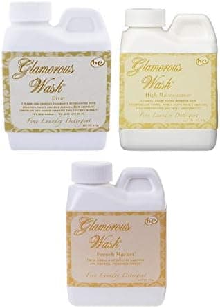 Tyler Glamorous Wash Laundry Detergent Liquid 4oz Gift Set (Diva, French Market, & High Maintenance)