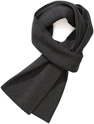 FULLRON Men Winter Merino Wool Knit Scarf - Warm Soft Cashmere Feel Neck Scarves