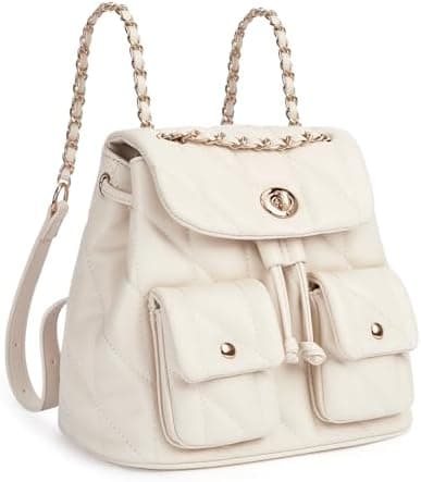 CLUCI Crossbody Bag for Women PU Leather Shoulder Bag, Convertible Small Tabby Backpack Purse for Travel