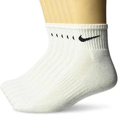 Nike womens Performance Cushion Quarter Socks With Band (6 Pairs)