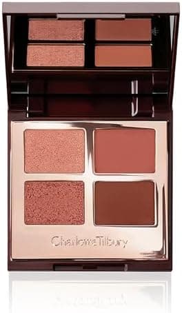 Charlotte Tilbury Luxury Palette Eyeshadow - Shimmer, Metallic & Satin Matte Eyeshadow Quad with a Rich Powder Formula - Includes 4 Complementary Shades