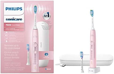 Philips Sonicare ExpertClean 7500 Pink, Rechargeable Electric Power Toothbrush, HX9690/07