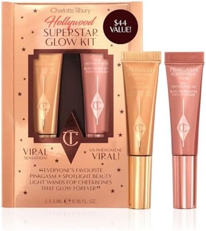 Charlotte Tilbury Beauty Light Wand Liquid Highlighter Makeup - Soft-Focus Highlighter & Blush for Cheeks - Pearlescent, Weightless Radiant Finish