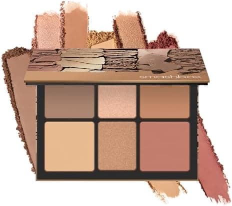 Smashbox The Cali Contour Palette | Six-Shade Contour Kit with Highlighter, Bronzer and Blush to add Dimension + Glow