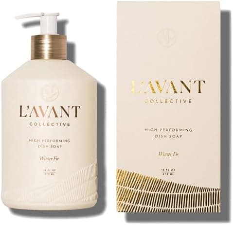 LAVANT Collective | Plant Based Dish Soap Liquid | Natural Cleaning Supplies & High Performing Dish Detergent | Formula for Sensitive Skin, Grease Removal, & Everyday Cleaning | Winter Fir Scent