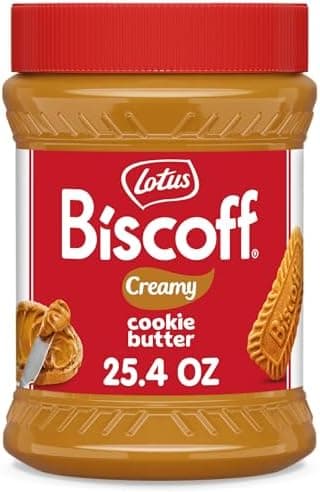 Lotus Biscoff Cookie Butter Spread, Creamy, non GMO + Vegan, 25.4oz