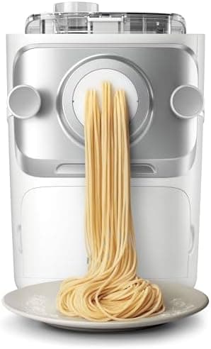 Philips 7000 Series Pasta Maker, ProExtrude Technology 150W, 8 discs, Perfect Mixing Technology, Prepare up to 8 Portions, HomeID App, White, (HR2660/03)