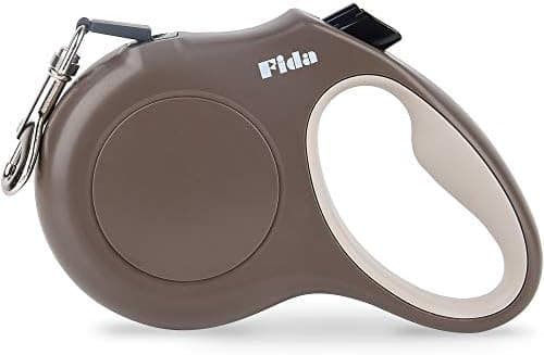 Fida Retractable Dog Leash, 16 ft Dog Walking Leash for Small and Medium Dogs up to 44lbs, 360° Tangle Free, Coffee/Brown