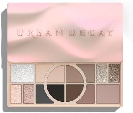 Urban Decay Naked Shaped Multi-Use Eyeshadow Palette - Neutral Eye & Face Palette, 14 Crease & Transfer-Resistant Shades, Up to 16HR Wear, Sculpting Creams, Defining Powders, Shimmer Highlighters