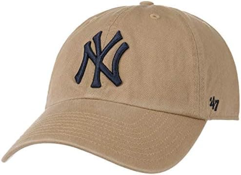 '47 Brand Relaxed Fit Cap - MLB New York Yankees Khaki Beige