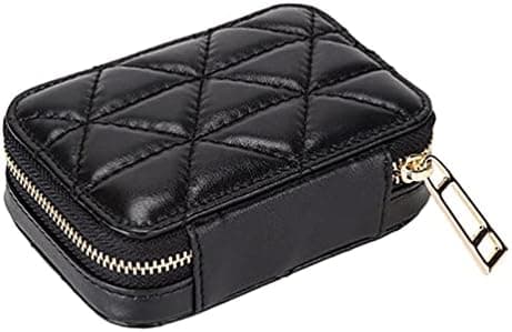 SOIMISS Small Makeup Bag Outdoor Makeup Pouch Lipstick Lip Case Cosmetic Organizer Purse with Mirror for Women