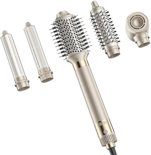 5-in-1 Hot Air Styler – Hair Dryer & Versatile Air Styler with Auto Wrap Curlers, Volumizing Brushes, Frizz-Free Hair Styler Tool for Curling, Smoothing & Adding Volume