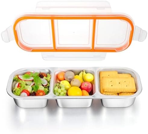 Palksky Snackle Box Container Stainless Steel