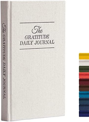 Stilip Gratitude Journal for Women - Daily Manifestation Mindfulness and Positivity Guide, Reflection Undated Journal - White