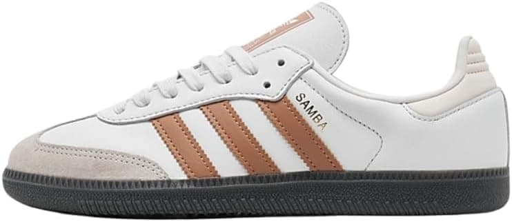 adidas Samba OG Womens Sneaker (White Clay Strata, 10)