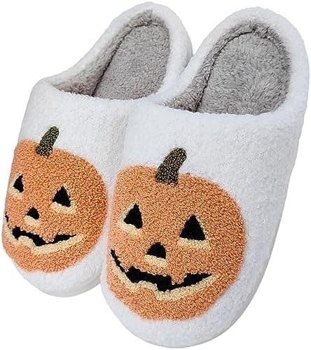 HIPINISS Womens Mens Slippers Retro Memory Foam Cute Cartoon Plush Fluffy Warm Fur Lined slippers Indoor House Home Winter Shoes