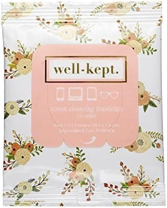 Well-Kept Tech & Lens Wipes - Eyeglass, Screen & Phone Cleaning, Multi-Surface, Lint-Free, Pre Moistened, Streak-Free & Non Scratching - Britt, 1 Pack (15 Count)