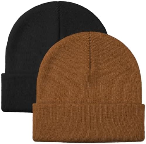 Glooarm Beanie for Men Women Knit Winter Hats Beanies Warm Slouchy Unisex Cuffed Beanies Skull Caps