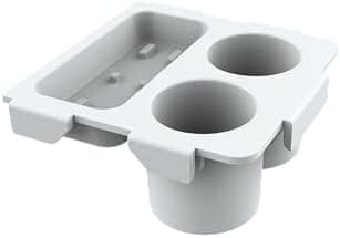 Tiga Top Cup Holder Tray Accessory for Bogg Bag X-Large - Fit for Stanley Cup - EVA Material is Water-Resistant - Women Phone Holder for Bogg Bag - Divider and Organizer - Patented (Light Gray)