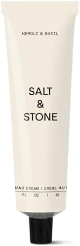 Salt & Stone Hand Cream for Women & Men | Hydrates, Nourishes & Softens Skin | Restores Dry Cracked Hands | Fast-Absorbing | Cruelty-Free & Vegan | Neroli & Basil 2 fl oz