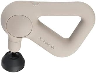 TheraGun Relief by Therabody - Easy-to-Use, Comfortable & Light Handheld Percussion Massage Gun for Everyday Pain Relief Massage Therapy in Neck, Back, Leg, Shoulder and Body (Sand)